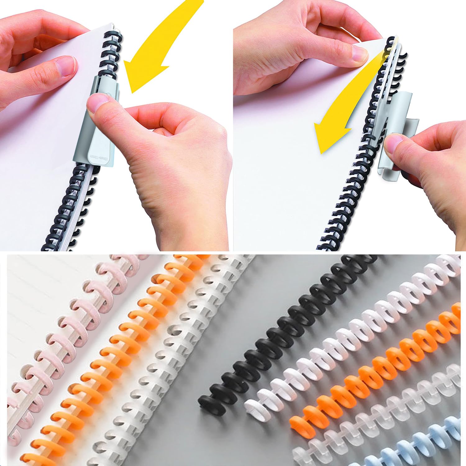 リングパンチとスペーサーセット に穴をあける パンチアンドダイセット